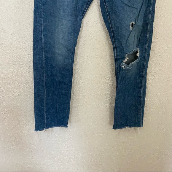 Levi’s high rise 501 skinny distressed jeans - Picture 3 of 7